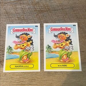 ✨10/$10 GPK SALE✨ Garbage Pail Kids GPK Go on Vacation Base 86a and 86b